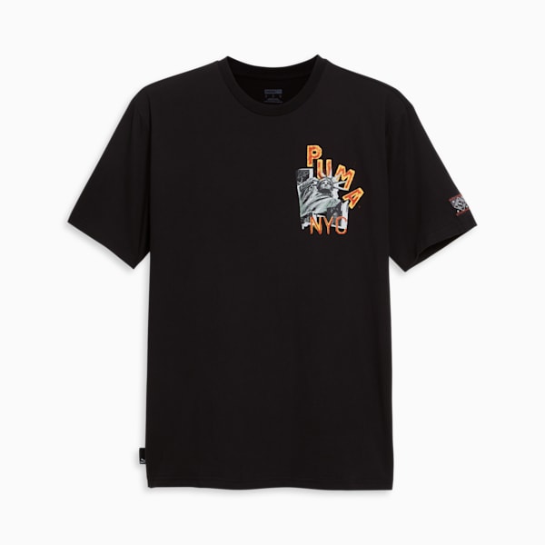 NYC Remix Men's Graphic Tee, PUMA Black, extralarge