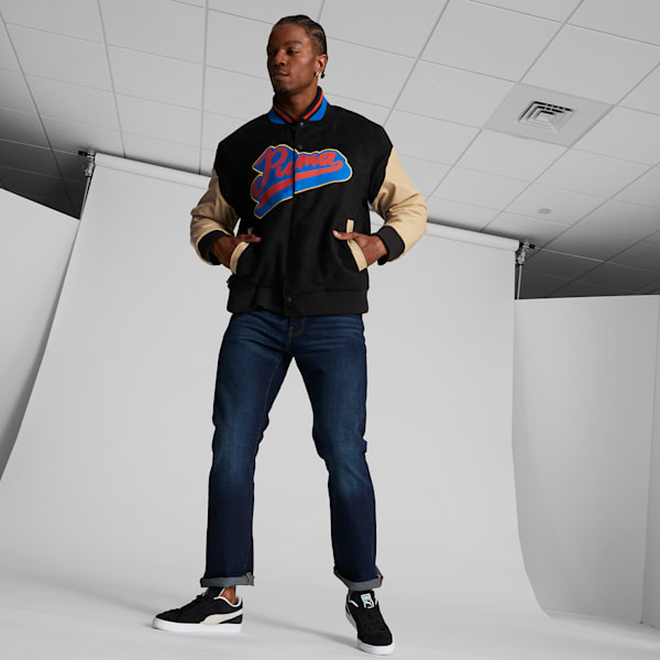NYC Remix Men's Team Jacket, PUMA Black, extralarge