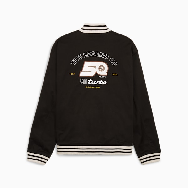 Chamarra bomber para hombre Porsche Legacy Statement, PUMA Black, extralarge