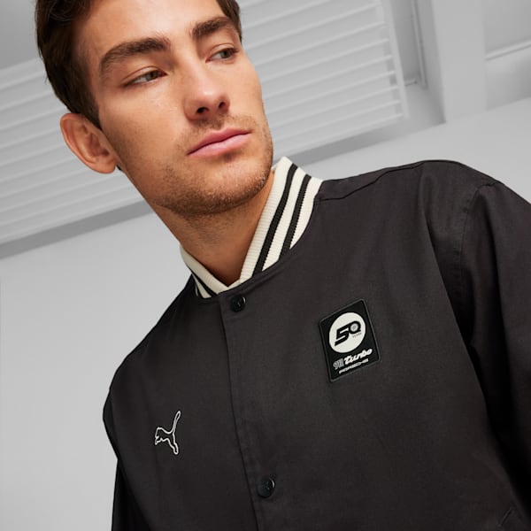 Chamarra bomber para hombre Porsche Legacy Statement, PUMA Black, extralarge