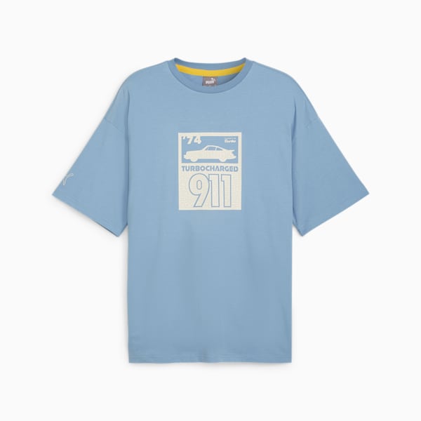 Porsche Legacy Men's Statement Tee, Zen Blue, extralarge