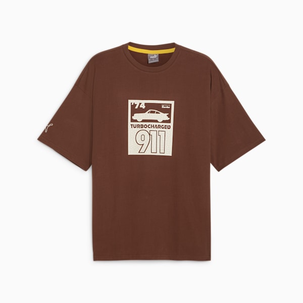 Playera para hombre Porsche Legacy Statement, Chestnut Brown, extralarge