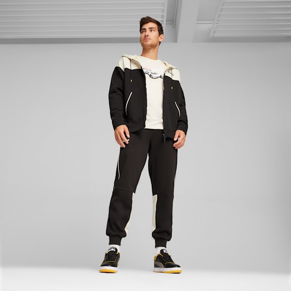 Chamarra con capucha para hombre Porsche Legacy Motorsport, PUMA Black, extralarge