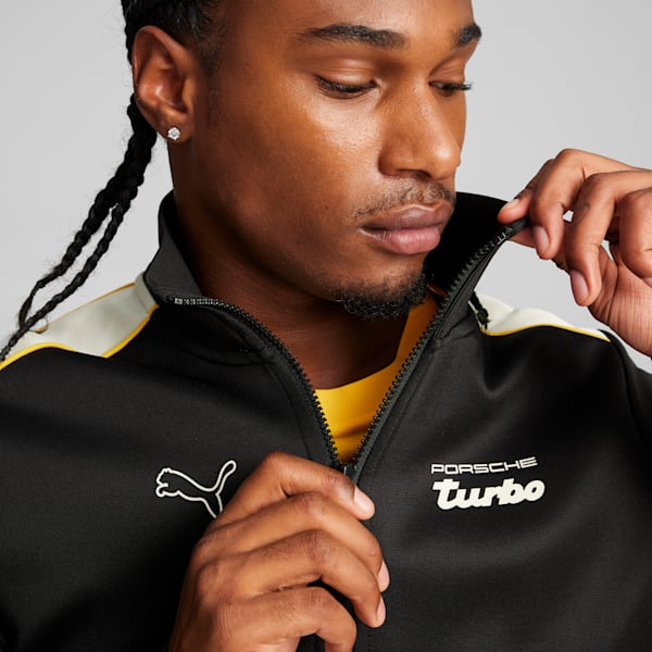 Porsche Legacy MT7 Men's Motorsport Track Jacket, PUMA Black, extralarge-IND