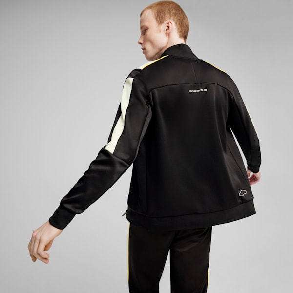 Porsche Legacy MT7 Men's Motorsport Track Jacket, PUMA Black, extralarge-IND