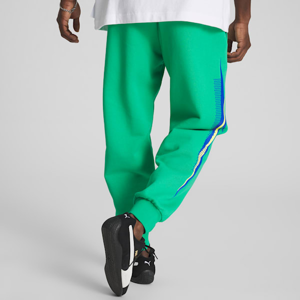 Adidas neon green hot sale track pants