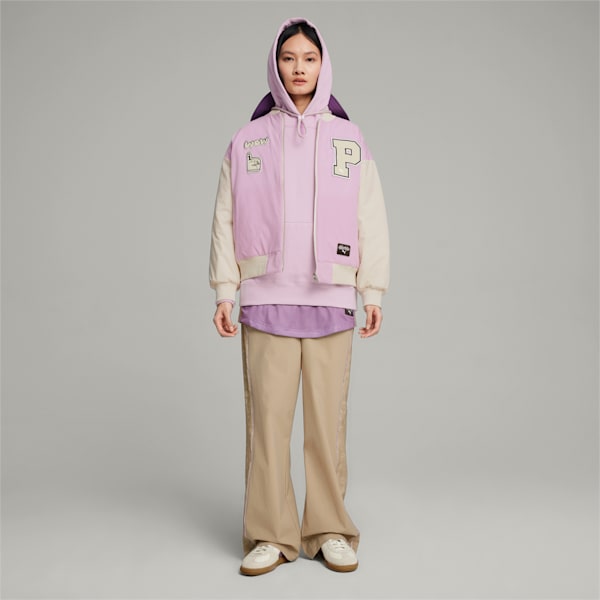 PUMA x SOPHIA CHANG Women's Bomber Jacket, Grape Mist, extralarge-IDN
