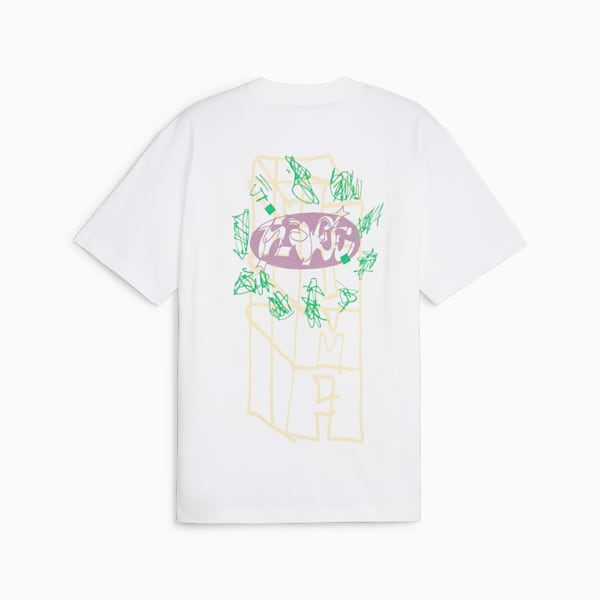 PUMA x MARTÍ SAWE Men's T-shirt, PUMA White, extralarge-IND