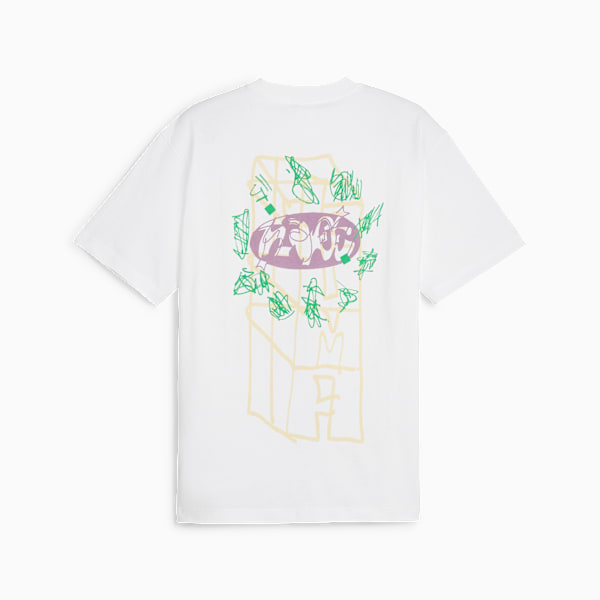 PUMA x MARTÍ SAWE Men's Tee, PUMA White, extralarge-IND