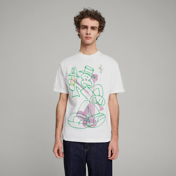 PUMA x MARTÍ SAWE Men's Tee, PUMA White, extralarge-IND