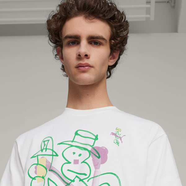 PUMA x MARTÍ SAWE Men's Tee, PUMA White, extralarge-IND