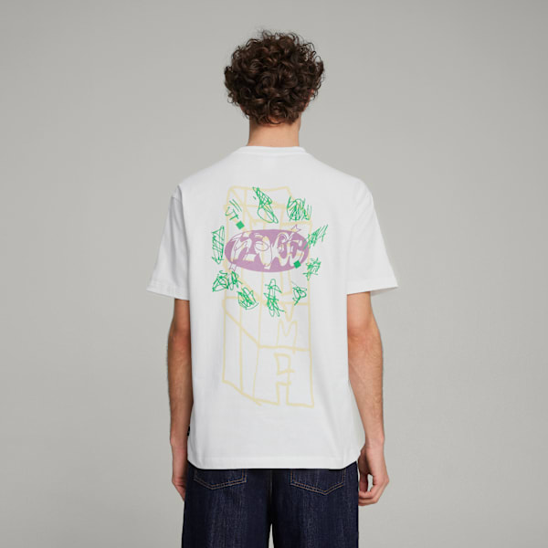 PUMA x MARTÍ SAWE Men's Tee, PUMA White, extralarge-IND