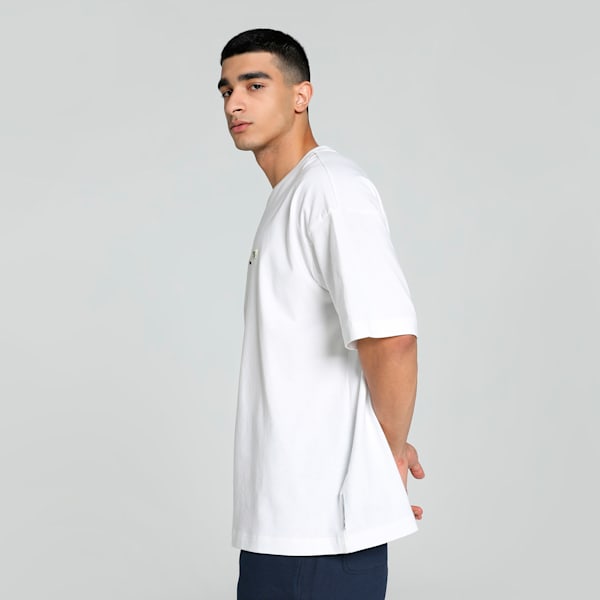BMW M Motorsport Calder Men's Oversized T-shirt, PUMA White, extralarge-IND