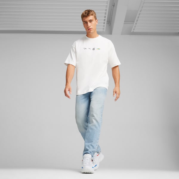 PUMA x BMW M MOTORSPORT Calder Men's Tee II, PUMA White, extralarge