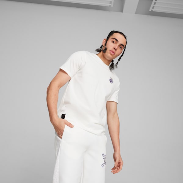Playera PUMA x ONE PIECE para hombre, PUMA White, extralarge