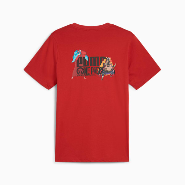 Playera PUMA x ONE PIECE para hombre, Club Red, extralarge