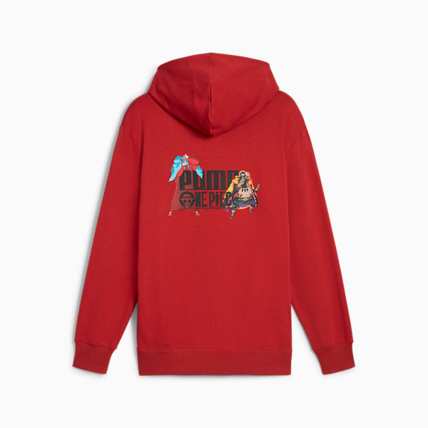 PUMA x ONE PIECE Men's Hoodie, Club Red, extralarge