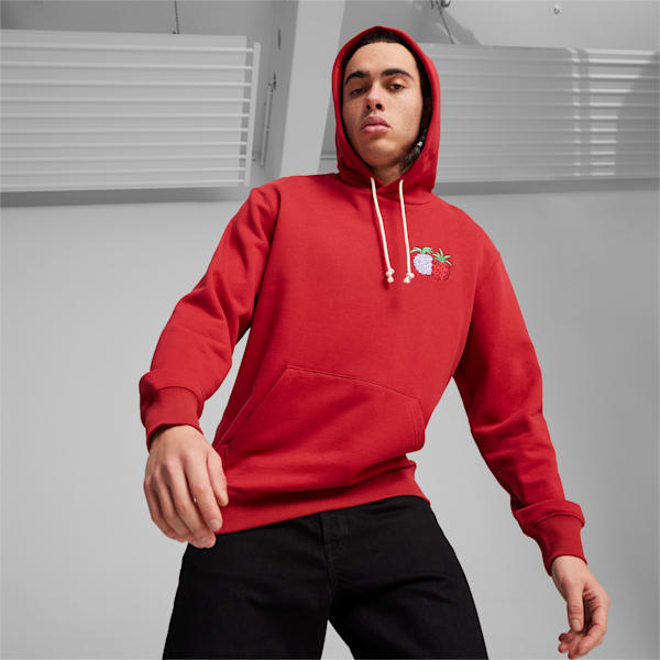 PUMA x ONE PIECE Men's Hoodie, Club Red, extralarge-IDN