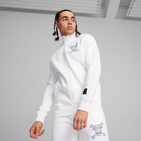 PUMA x ONE PIECE Men's T7 Jacket, PUMA White, extralarge-IND