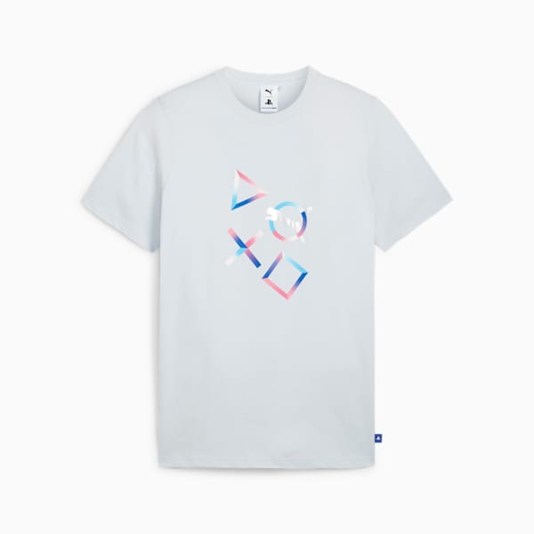 PUMA x PLAYSTATION® Men's Tee I, Silver Mist, extralarge