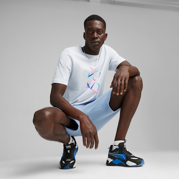 PUMA x PLAYSTATION® Men's Tee I, Silver Mist, extralarge