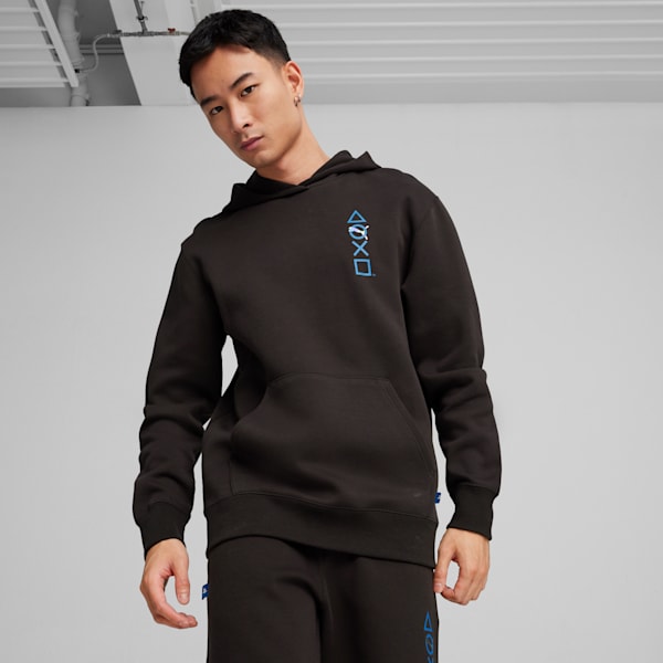 Sudadera con capucha para hombre PUMA x PLAYSTATION®, PUMA Black, extralarge