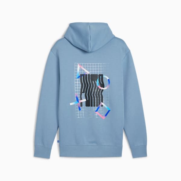 Sudadera con capucha para hombre PUMA x PLAYSTATION®, Zen Blue, extralarge