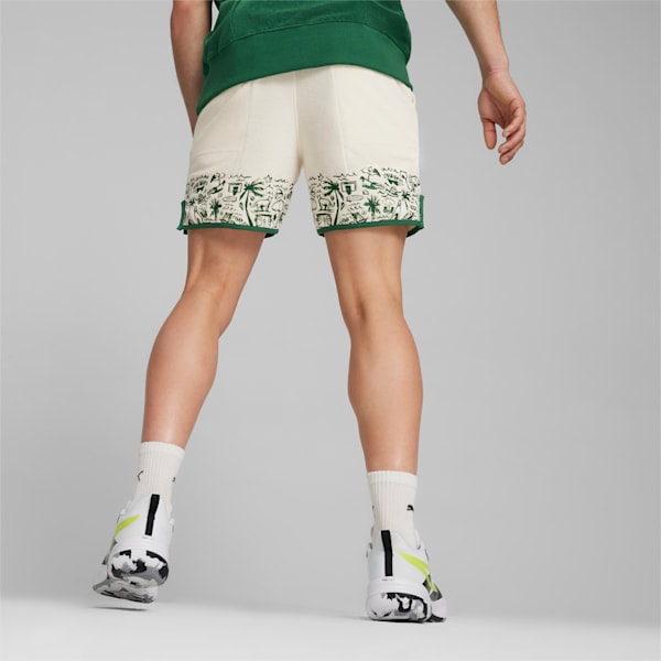 The Fairgrounds Terry Men's Basketball Shorts, Frosted Ivory, extralarge-IND