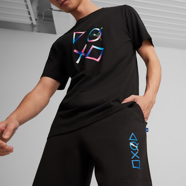 PUMA x PLAYSTATION Men's Shorts, PUMA Black, extralarge-IND