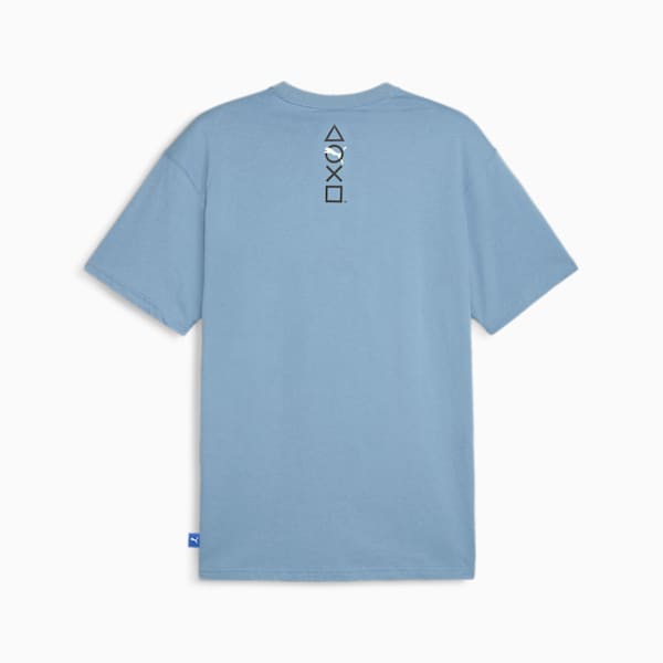 PUMA x PLAYSTATION Men's T-shirt, Zen Blue, extralarge-IDN
