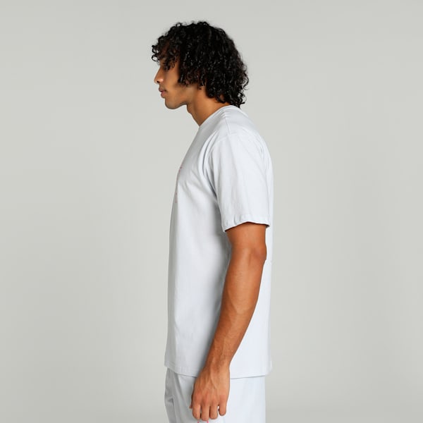 PUMA x PLAYSTATION Men's T-shirt, Silver Mist, extralarge-IND