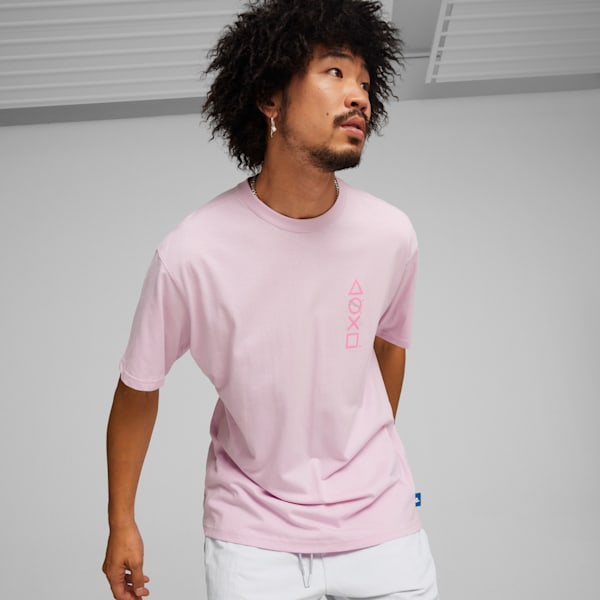 PUMA x PLAYSTATION® Men's Tee II, Grape Mist, extralarge