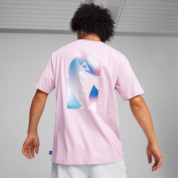 T-shirt PUMA x PLAYSTATION® II pour homme, Grape Mist, extralarge