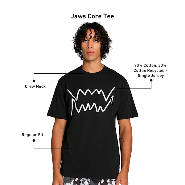 Jaws Core Men's Basketball T-shirt, PUMA Black, extralarge-IND