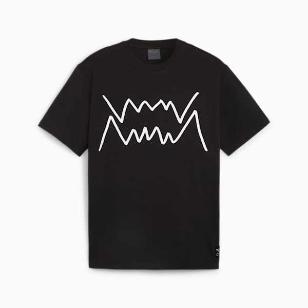 Jaws Core Men's Basketball T-shirt, PUMA Black, extralarge-IND
