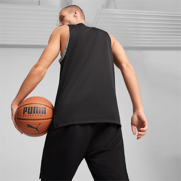 Jaws Core Men's Basketball Tank, PUMA Black-Stormy Slate, extralarge-IND