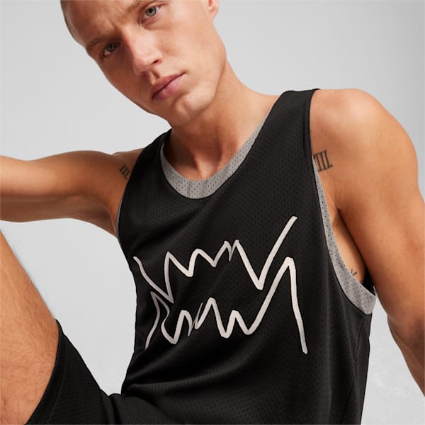 Jaws Core Men's Basketball Tank, PUMA Black-Stormy Slate, extralarge-IND
