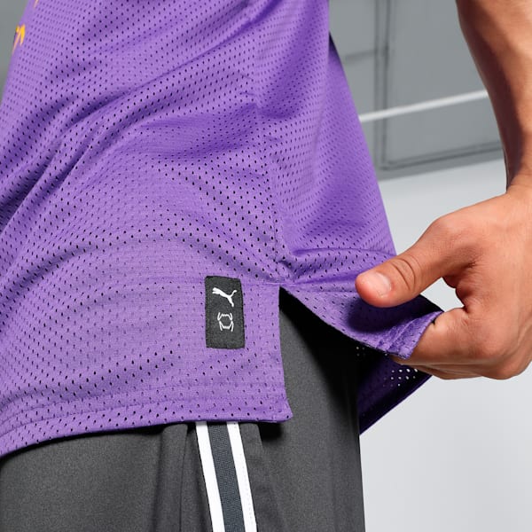 Jaws Core Men's Basketball Tank, Team Violet-PUMA Black, extralarge-IND