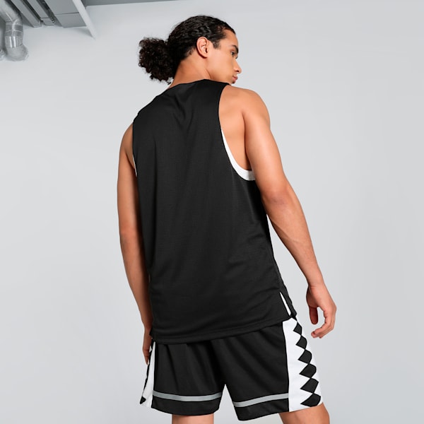 Jaws Core Men's Basketball Tank, PUMA Black-PUMA White, extralarge-IND