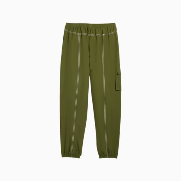 PUMA x X-GIRL Women's Cargo Pants, Olive Green, extralarge-IND