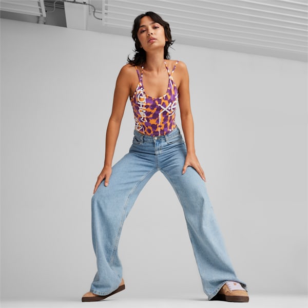PUMA公式】ウィメンズ PUMA x X-girl AOP クロップドトップ