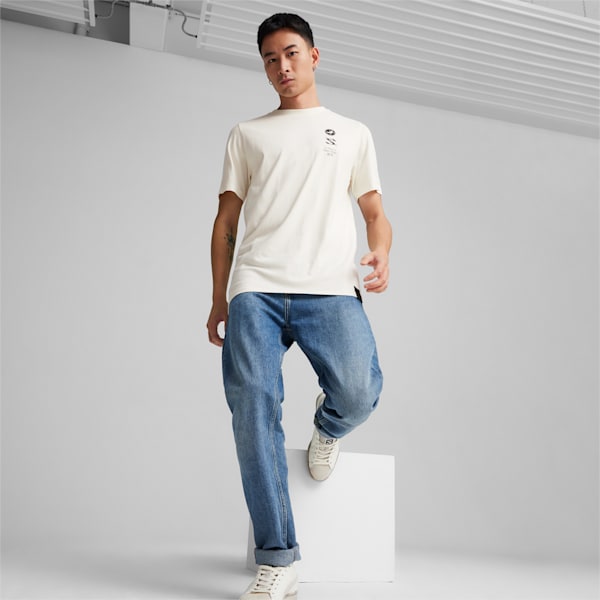 メンズ PUMA x STAPLE グラフィック 半袖 Tシャツ, Warm White, extralarge-JPN