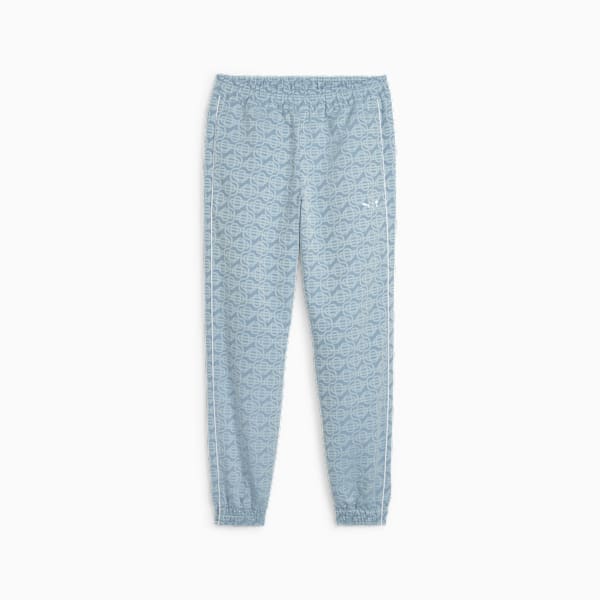 PUMA X Palm Tree Crew T7 Men's All-Over Print Pants, Zen Blue, extralarge-IND