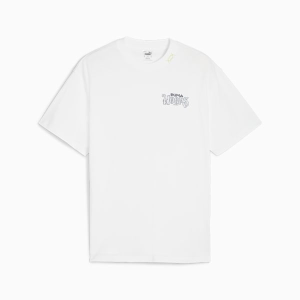 メンズ バスケットボール ショータイム 半袖 Tシャツ 2, PUMA White, extralarge-IDN