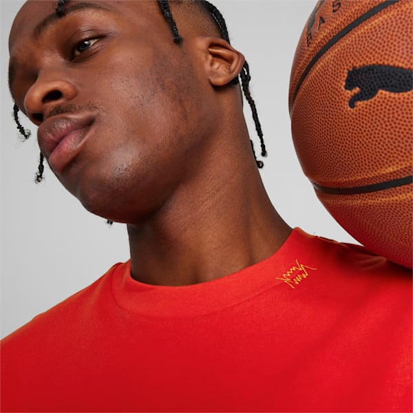 SHOWTIME Men's Basketball Tee II, For All Time Red, extralarge