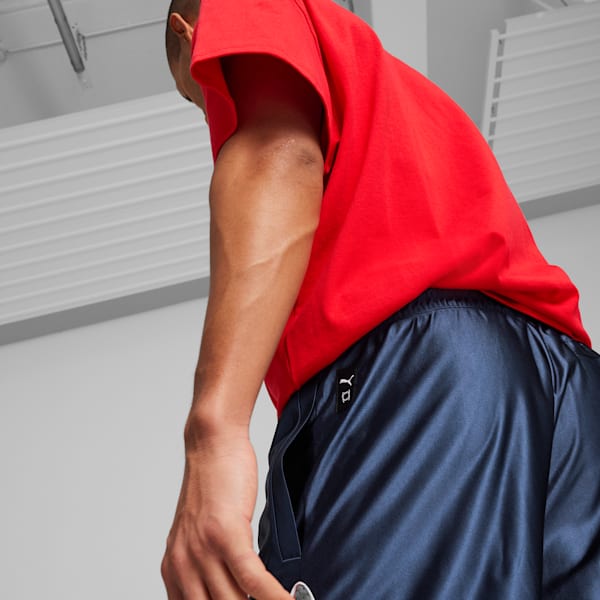 SHOWTIME PUMA HOOPS Men's Basketball Dazzle Shorts, Club Navy, extralarge