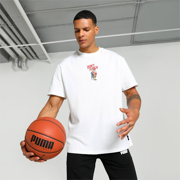 The Joker Basketball Men's T-shirt, PUMA White, extralarge-IND