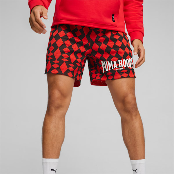 Big Joker Men's Basketball Shorts, For All Time Red-AOP, extralarge-IND