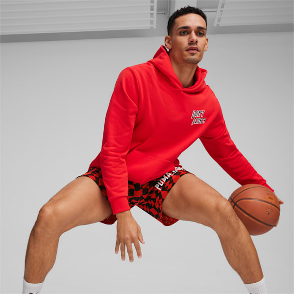 Big Joker Men's Basketball Shorts, For All Time Red-AOP, extralarge-IND