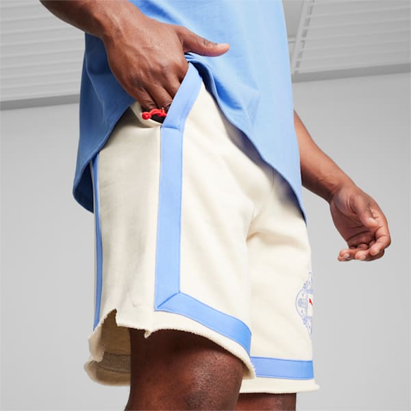 Superstition Men's Basketball Terry Shorts, Alpine Snow, extralarge-AUS